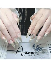 オーラネイル(Aura Nail)/愛されビジューネイル