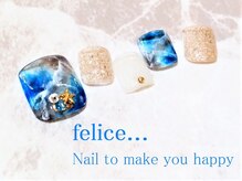 ネイルサロン フェリーチェ 東川口店(Felice)/【定額フットネイル】￥8500