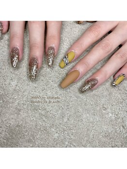 エミニーバイディーアール(EMINY by DR)/ゼブラネイル　Autumn ver.