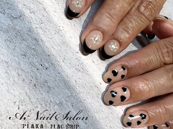 エーネイルサロン プラーカ本店(A-Nail Salon)/フレンチ×ハート