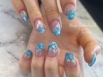 ノアブルーバードネイルズ(Noah' bluebird .nails)/煌めきスカルプチュア