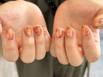 アールネイル(r.nail)/オレンジブラウン