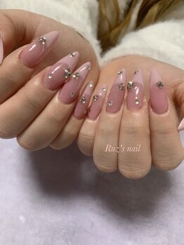 ラズネイル(RUZ'S NAIL)/【秋本】ピンクフレンチ