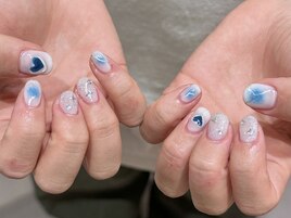 BlueHeart × Glitter