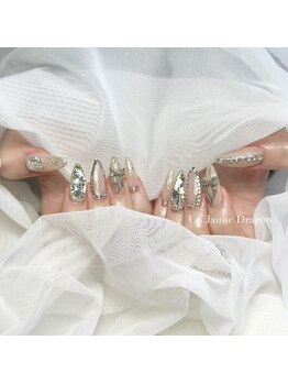 アン ジョーヌドラゴ/【ロングネイル】リボンネイル