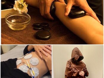 クレビア 神保町 水道橋(CREBIA)の写真/【よもぎ+EMS中ホットストーン】温活ヒートデトックス¥5200♪芯から温めマシンでインナーマッスル強化!