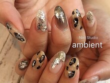 ネイルスタジオ アンビエント 表町店(Nail Studio ambient)/レオパード