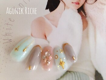 アグニークリッシェ(Agunik Riche)/【オーナメントネイル】