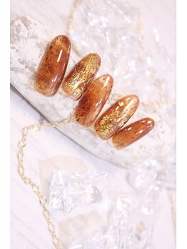 ラルネイル 大宮(Lull. nail)/＊ＢＲＯＷＮ＊上品カジュアル＊