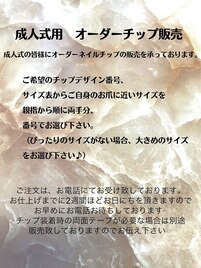 オーダーチップ販売受付中！！