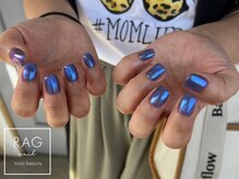 ラグ ネイル(RAG nail)/ミラーネイル/夏ネイル