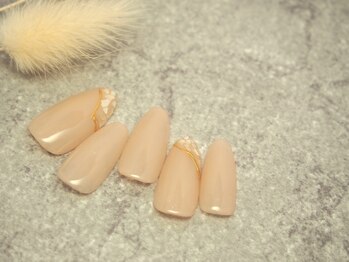 シェルフレンチネイル