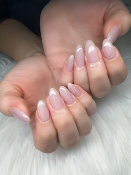 タムタムネイル 本厚木(Tam Tam Nail)/ラメワンカラー