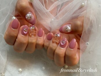 フロムネイルアンドアイラッシュ 神戸三宮(from nail&eyelash)/パラジェル取扱/フィルイン施術