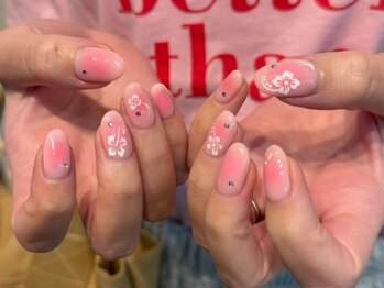 シェリーラメール 渋谷(cherielamer)/チークネイル