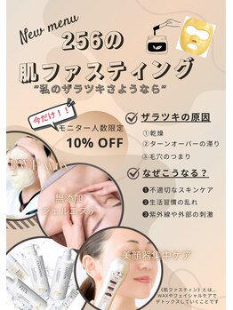 ニーゴーロク 美里店(256)の写真/肌質改善フェイシャルで理想の素肌美を目指しませんか？続ける程肌は変わる実感をサロンで★