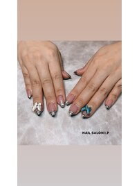 ガラスフレンチ&蝶々