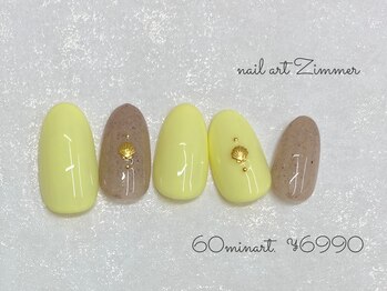 ネイルアート ジマー/60minartコース¥6690
