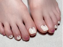 ネイルマジック 仙台一番町店(NAIL MAJIC)/上品デザインフットネイル