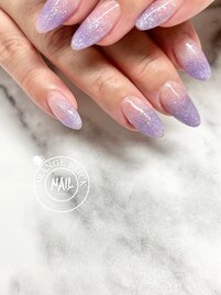 ラメ☆スカルプ　パープル