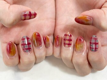 テラス(TERRACE)/チェックネイル