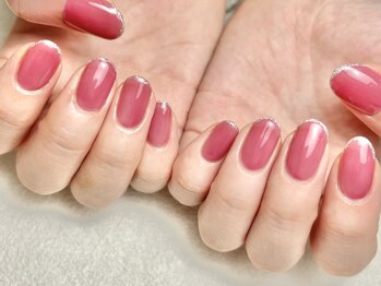 マニネイルケア なんば店(maninail CARE)/パッションピンク