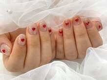 シェリ バイ リッシュ(Cheri by RICHE)/ちぐはぐハートネイル