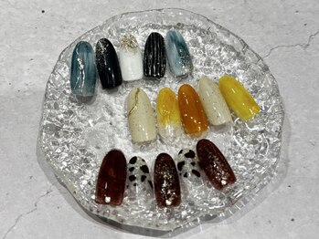 ゼンネオ(Zen Neo)の写真/【毎月変わる定額コース*Hand¥6800/Foot¥7800】お手元から秋を先取り♪ぴったりなデザインを多数ご用意◇