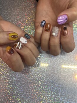 ルタン(LUTAN)/ハロウィンネイル ¥10000~