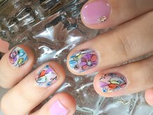 ネイル サロン コービーズ(nail salon COBES)/カラフルボタニカル☆