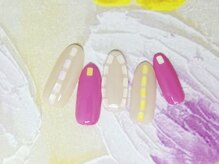ネイルライフ(NailLife)/スクエアパーツデザイン
