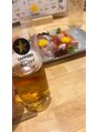 眉ラボ 大阪本町店 ビール、焼酎、日本酒、、、お酒大好きです