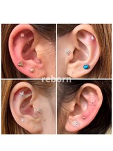 美人塾リボーンコスメティック/耳つぼジュエリー(耳ツボ/小顔）