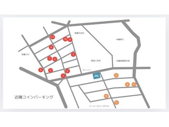 ジィール 那覇泉崎店(JIIL)/近くのコインパーキングご案内