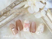 サロン ドゥ ル シエル(salon de Le ciel)/くま*リボンnail