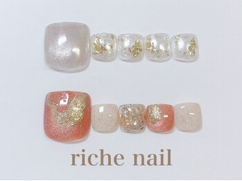 リッシュネイル 新百合ヶ丘店(riche nail)/Foot定額コース