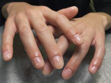 オムネイル 渋谷(HOMME NAIL)/クリアジェル ¥4.400