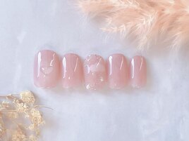 ふんわりもくもくくもネイル