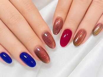 ネイルビジョルノ つくばみどりの店(Nail Begiorno)/マグネットネイル シンプル