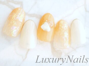ラグジュアリーネイルズ タカダノババ(Luxury Nails Takadanobaba)/ジューシー*オレンジ