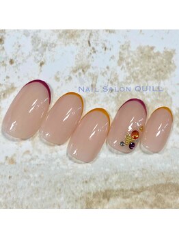 ネイルサロン クイル(QUILL)/１０月ちょこっとアート（２）