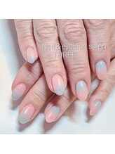 ネイルアンドまつげエクステ専門サロン スリー(THREE)/2色グラデ