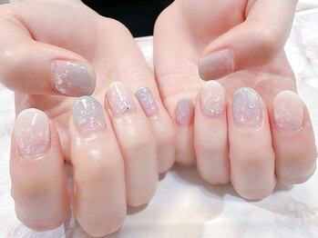 ラルネイル 大宮(Lull. nail)/#オーロラ #カラグラ
