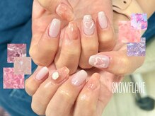 スノーフレーク(Snowflake)/定額デザイン/¥8000