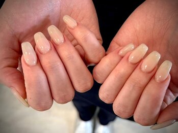 ヌル ネイル 堀江(NURU NAIL HORIE)/ちゅるんロングネイルワンカラー