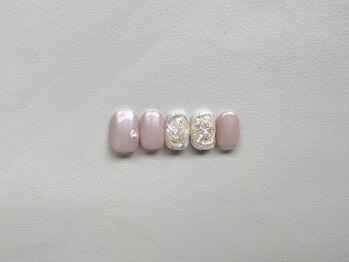 ツーバイ マックスビューティー 下北沢(2by MAX BEAUTY)/ピンクオーロラネイル ¥10670