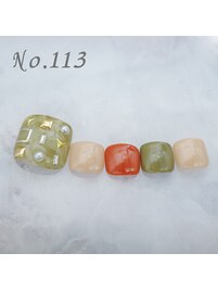 フットネイル：No.113