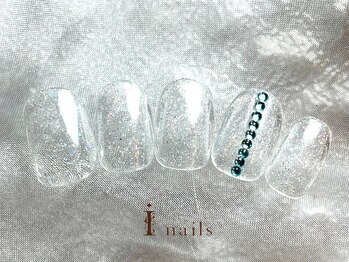 アイネイルズ 町田店(I nails)/クリアラメネイル6480円