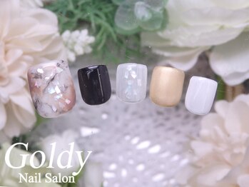 ネイルサロン ゴールディ(NAIL SALON GOLDY)/FOOT華やかアートコース