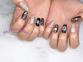 【自爪ネイル】ブラウンネイル